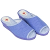 Zapatillas Casa Descalza Cuña Alta Azul Verano Alcalde 8310