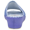 Zapatillas Casa Descalza Cuña Alta Azul Verano Alcalde 8310