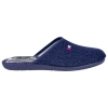 Zapatilla Hombre Descalza Azul Marino Goma Plana Alcalde 40012