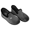 Zapatilla Cerrada Estampado Negro a Rayas Plana Eco-Flex 12027