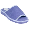 Zapatilla Casa Mujer Verano Abierta Rizo Nellakis 171 Azul