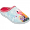 Zapatilla Casa Abierta Mujer Plana Plumaflex Caracol Rosa 12317
