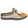 Zapatilla Casa Plumaflex Hombre Plana Estampado Gato Perro 12081Invierno