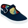 Zapatilla de Lona Plana Hebilla Niños Javer 62