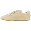 Zapatilla Casual Piel Serraje Cordones Plana Buonarotti 3359