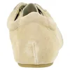 Zapatilla Casual Piel Serraje Cordones Plana Buonarotti 3359