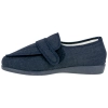 Zapatilla Ancho Ortopédico Velcro Plana Azul Marino Doctor Cutillas 10187C