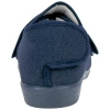 Zapatilla Ancho Ortopédico Velcro Plana Azul Marino Doctor Cutillas 10187C