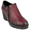 Zapatos Abotinos Piel Cuña Mujer Cómodos Jam 9006