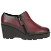Zapatos Abotinos Piel Cuña Mujer Cómodos Jam 9006