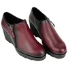 Zapatos Abotinos Piel Cuña Mujer Cómodos Jam 9006