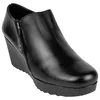 Zapatos Abotinos Piel Cuña Mujer Cómodos Jam 9006