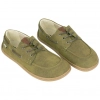 Zapato Barefoot Náutico Hombre Vegano Mustang Free MOC 84839 Verde