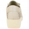 Zapato Cuña Media Troquelado Beis Brillos Plantilla Extraíble Doctor Cutillas 40205