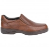 Zapatos Casual de Piel sin Cordones para Hombre en Marrón - Luisetti 37700ST