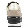 Zapatos Casual de Piel para Mujer con Ancho Especial y Cuña Media - Baerchi 40601