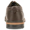 Zapato Piel Engrasada Marrón Chocolate Membrana Impermeable Plano Renature COMUNAL 04
