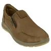 Zapato Piel Nobuck Waterproof Plano Marrón Chocolate St. Gallent NETO-02