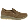 Zapato Piel Nobuck Waterproof Plano Marrón Chocolate St. Gallent NETO-02
