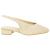 Zapato Salón Destalonado Tacón Bajo Mujer Beis Buonarotti S-5638