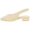 Zapato Salón Destalonado Tacón Bajo Mujer Beis Buonarotti S-5638