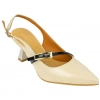 Zapato de Salón Destalonado Hebilla Bicolor Tacón midi Daniela Vega 2786BD