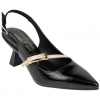 Zapato de Salón Destalonado Hebilla Bicolor Tacón midi Daniela Vega 2786BD