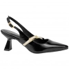 Zapato de Salón Destalonado Hebilla Bicolor Tacón midi Daniela Vega 2786BD