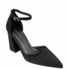 Zapato de Salón Punta Talón Tacón Ancho Alto Ideal Shoes 8758