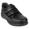 Zapato Waterproof Piel Negro Doble Velcro Luisetti 31022NA-W