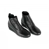 Botines de Piel en Negro con Cuña y Plantilla Extraíble - Doctor Cutillas 77216