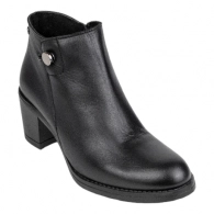 botines piel mujer con tacón ancho - Kaola 8814