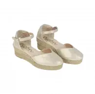 Cuñas Esparto Doradas Picón Mujer Altura Media Plataforma Corte V 77280