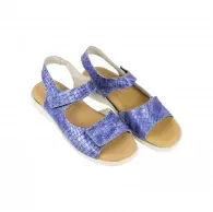 Sandalias Plumaflex Charol Piel Mujer Plantilla Extraíble Confort 14721