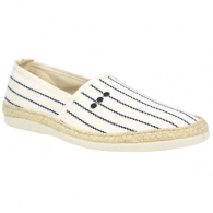 Alpargatas Hombre Beis con Estampado de Rayas Azules - Potomac 540