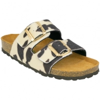 Sandalia bio Plana Animal Print Vaca Autenti Doble Hebilla Autenti 0747