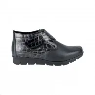 Botines de mujer en piel color negro Valeria´s 6541 Talla 36