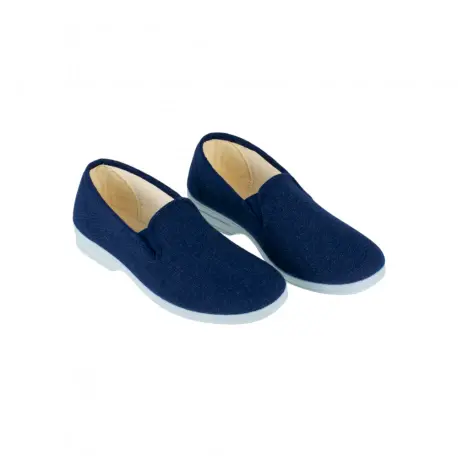 Zapatillas de casa de verano para hombre cerradas azul marino