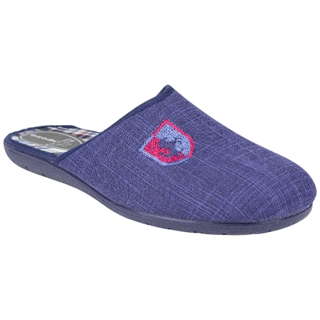 Zapatillas de casa de verano para hombre abiertas Azul Marino