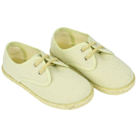 Alpargata Cordones Plana Niño Condiz 267