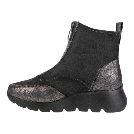 botin deportivo mujer con cremallera delantera - Amarpies AMD27098 