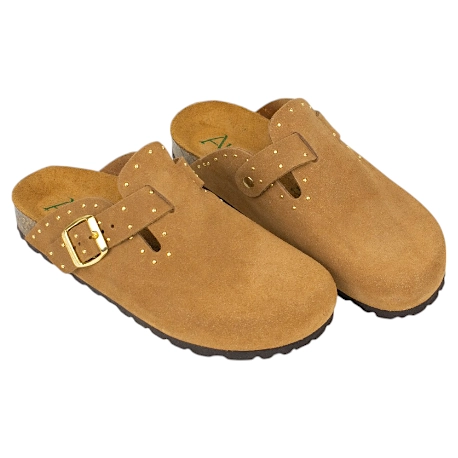 Zuecos bio piel con tachas Autenti 15388