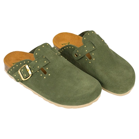 Zuecos bio piel con tachas Autenti 15388