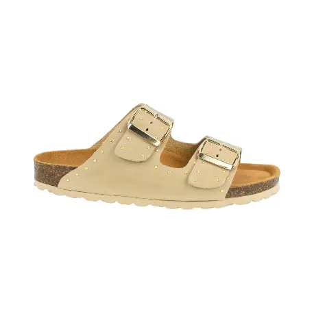 Sandalias Hebillas Bio Con Tachas Piel Autenti 13843