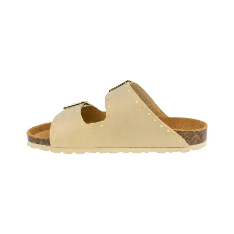 Sandalias Hebillas Bio Con Tachas Piel Autenti 13843