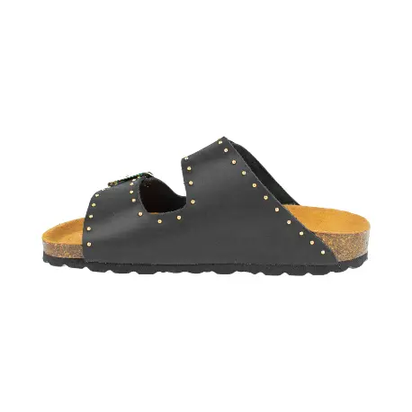 Sandalias Hebillas Bio Con Tachas Piel Autenti 13843