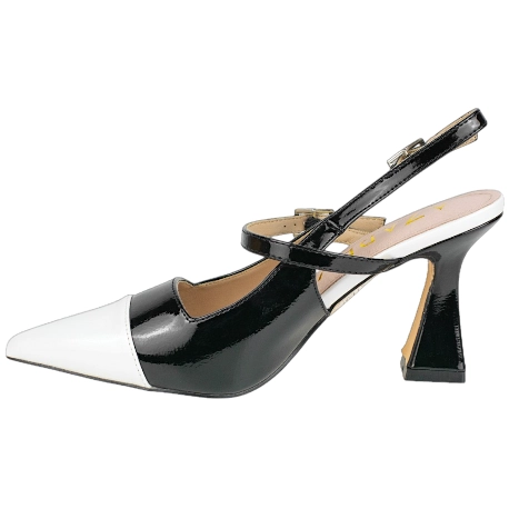 Zapatos Destalonados Tacon Medio y Hebilla - Azarey 578J627