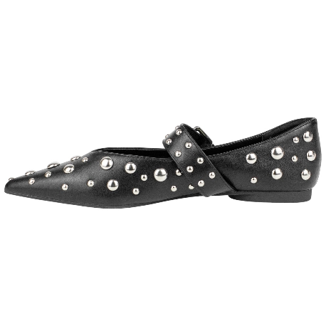 Bailarina Mary Jane Punta Fina Plana con Tachas Corina M5635