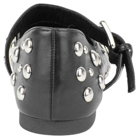 Bailarina Mary Jane Punta Fina Plana con Tachas Corina M5635