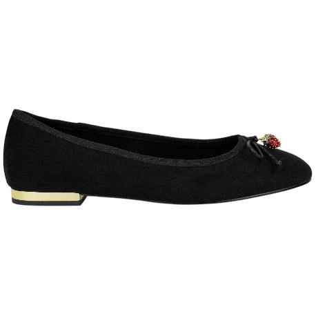 Bailarina Plana Mujer Lazo y Abalorios Corina M 6100